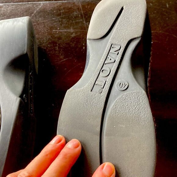 NAOT Zip clogs brown All leather upper man-made by Vibram sole  Size 40 - Picture 4 of 8